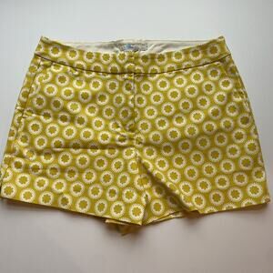 Boden Yellow Floral Shorts